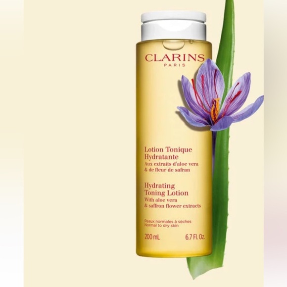 NEW Clarins gentle exfoliation cleanser and Hydrating toning lotion - Picture 2 of 3